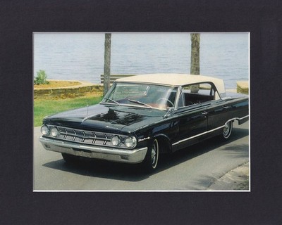 8X10'' Matted Print Muscle Car Picture: 1963 Mercury S-55