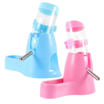 2 Pcs Hamster Water Bottle Standing Small Animal Feeding Watering Supplies