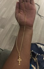 18K Gold Necklace 18 Inches Real/Pure Gold Made In Portugal Jewellery for Women