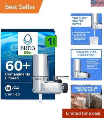 Multi-Use Tap Water Filter - 60+ Contaminants Reduced for Healthier Families