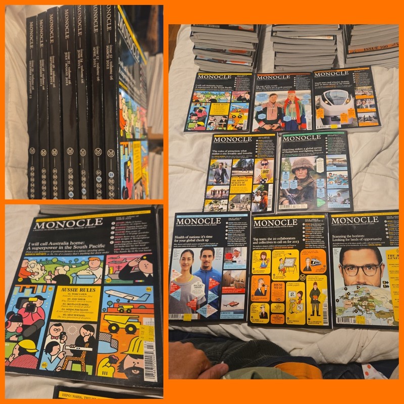 MONOCLE Magazine Vol 06 Issues #51 - 60 2012 2013 Missing2 Set Travel Global Lot