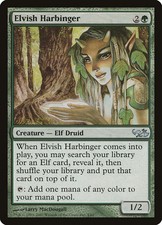 Elvish Harbinger [Duel Decks: Elves vs. Goblins] Lightly Played