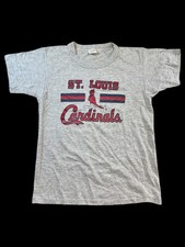 Vintage 1980  s St Louis Cardinals Single Stitch Eastport T-Shirt Size L