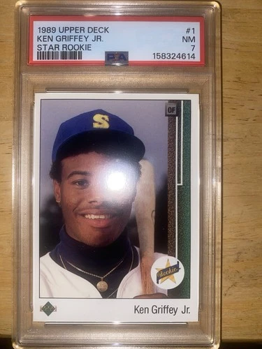 Star Ken Griffey Jr 1989 Upper Deck Star Ken Griffey Jr #1 Rookie