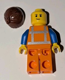 Lego The LEGO Movie Emmet Lopsided Mouth Smile Minifigure Minifig Figure tlm018