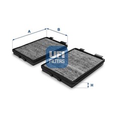 UFI 54.108.00 Filter, Innenraumluft für ALPINA BENTLEY BMW ROLLS-ROYCE
