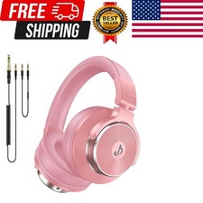 Wired Over Ear Headphones, Studio Monitor  Mixing DJ Headphones with 50mm Ne...