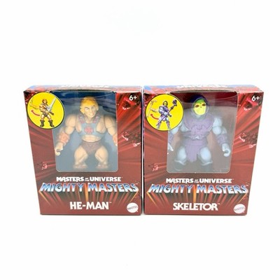 MOTU Mighty Masters Of The Universe Set Of 2 He-Man Skeletor IN HAND