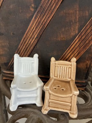 Cracker Barrel Porch Rocking Chair Salt & Pepper Shaker Set