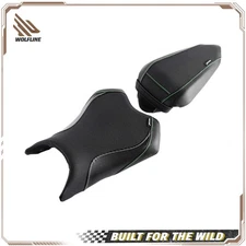 WOLFLINE Rider Pillion Seat For Kawasaki Z500 Ninja 500 2024-2026 Anti-Slip Seat