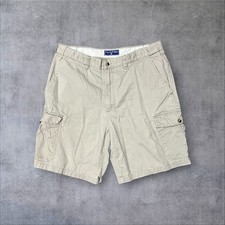 Vintage 90s / 2000s y2k Clearwater Outfitters Khaki 100 Cotton Sz 34 Shorts