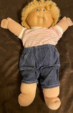 1982 Cabbage Patch Kid BOY Green Eyes Blonde�...