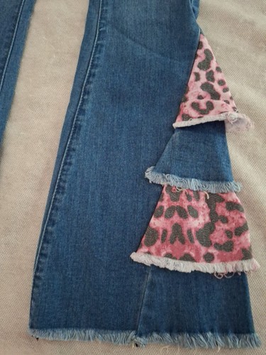 Cowgirl Hardware girls size 6 denim Adjustable Waist bootcut jeans - Picture 3 of 15