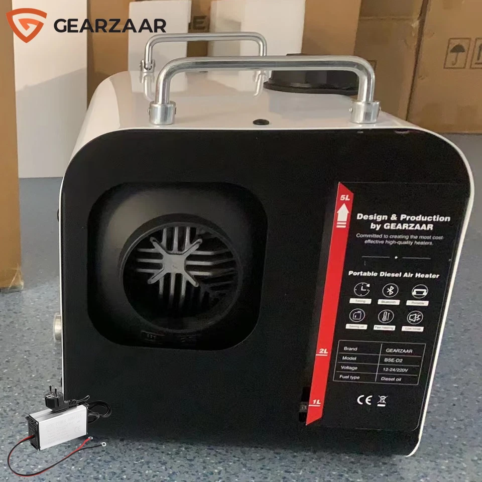 8KW 12V-24V Diesel Standheizung LKW Bus Luftheizung LCD Air Heater RV APP Weiß