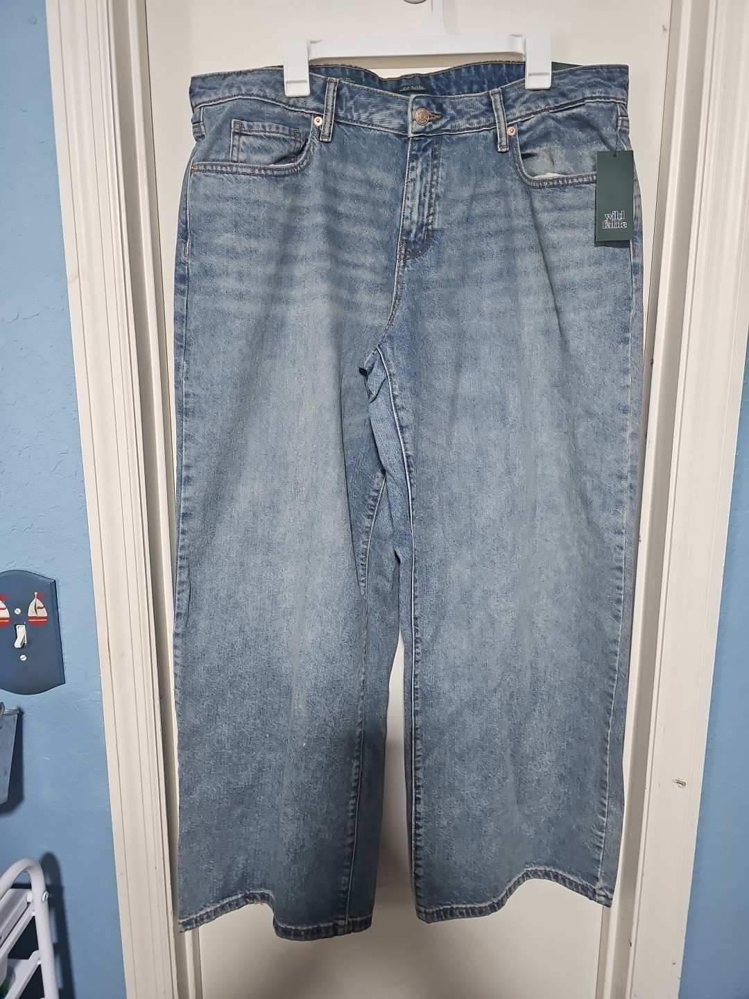 Wild Fable Women's Jeans Size 16  Low-Rise Baggy Jean Wide Leg NWT