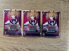 3x Violet Inboots EX11-068 R Foil Digimon Daw...