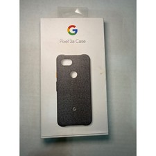 Google Pixel 3a Case Fabric Carbon Charcoal Grey GA00791 Genuine New Boxed
