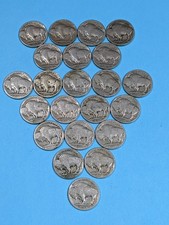 A HERD OF BUFFALO NICKELS  LOT  OF 24