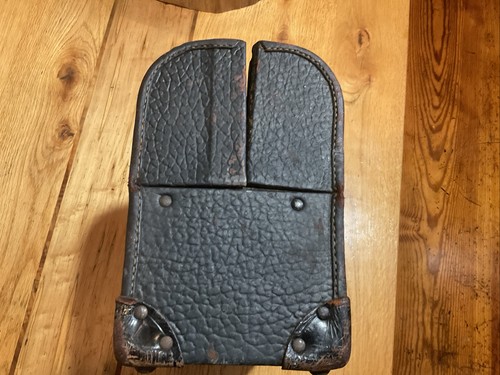 Antike schwarze Leder Arzttasche gebraucht - Bild 9 von 10