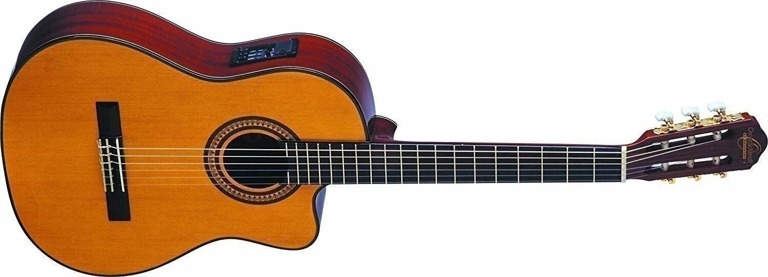 Оскар Шмидт OC11CE-AU Классическая электроакустическая гитара с вырезом - Натуральный