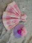 Vintage Miss Suzette Miss Barbie Clone Fashion Pink Dress With Accessories