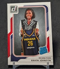 Raven Johnson Rated Rookie RC 2026 Panini WNBA Donruss Card #94 Indiana Fever