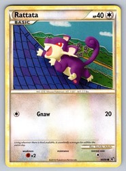 Rattata 64/90 HeartGold & SoulSilver Undaunted Common