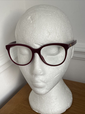 GUCCI GG 0329O Eyeglass Frames BURGUNDY/RED size