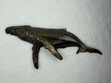 Handmade Bronze Humpback Whale Wall Plaque