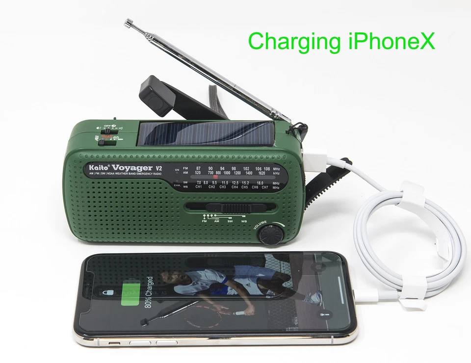 Best NOAA Portable Solar/Hand Crank AM/FM, Shortwave & NOAA Weather Emergency... - Image 3 of 4