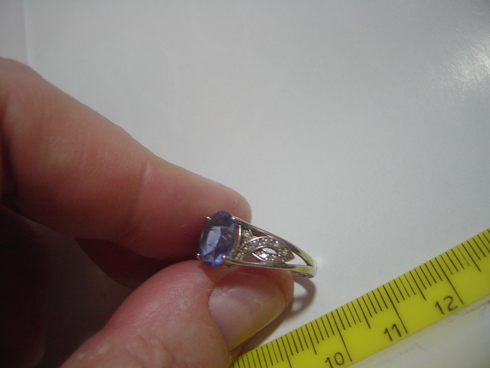 vintage Solid Silver Ring-superb genuine natural … - image 12