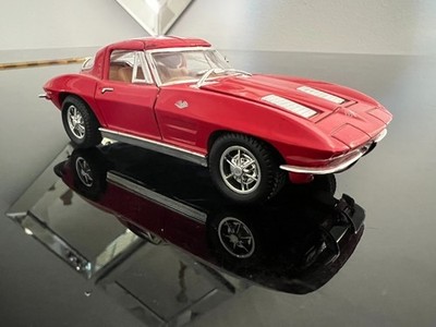 1963 Chevy Corvette Stingray 1:32 Diecast Model Sunnyside SS573 ~ RED Pull Back