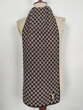 Louis Vuitton genuine vintage Brown winter Scarf Scarves