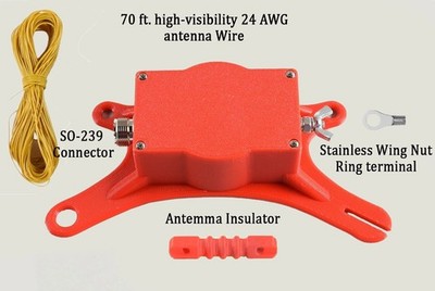 150 W EFHW End Fed Half Wave Antenna with winder 2643251002 toroid