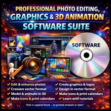 Photography and Photo image Editing software Suite Pro for Windows xp 10 11