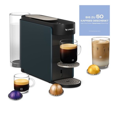 Nespresso Krups VERTUO Up Kaffeekapselmaschine Kapselmaschine Ocean Blue XN9404