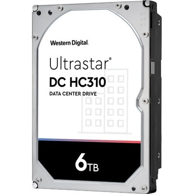 Western Digital 6TB Ultrastar DC HC310 SATA HDD - 7200 RPM Class, SATA 6 Gb/s