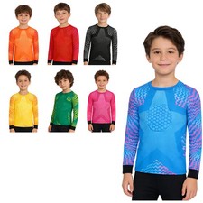 Boys Tops Jersey T-shirt Athletic Sweatshirt Jogging Costume Gym Exercise Team