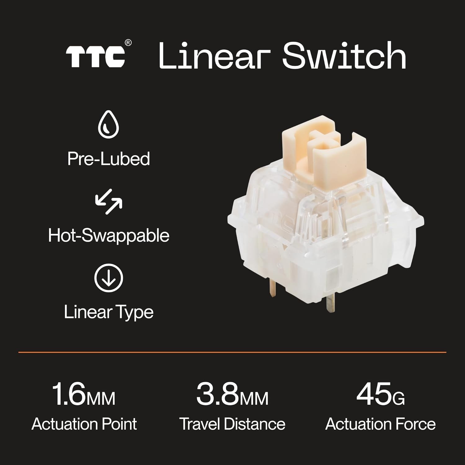 Trailhead 65% Mechanical USB Wired , TTC Linear Switches 5