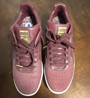 PUMA GV Special Men's Burgundy Low Top Lace-Up Sneakers Rubber Outsole Solid