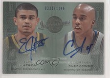 2001 Upper Deck Inspirations /1149 Earl Watson Courtney Alexander #111 Auto 5ox