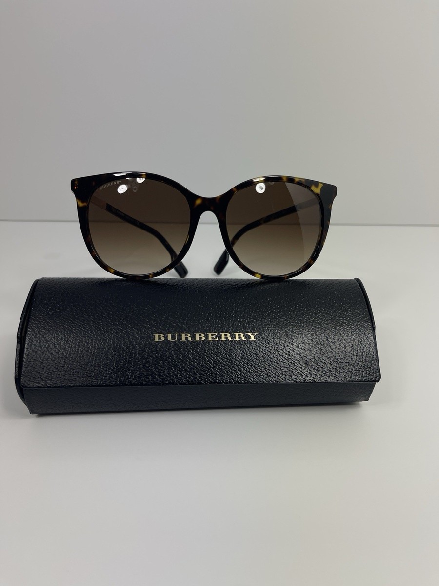 Burberry Oversized Cat Eye Sunglasses B 4333 Dark Havana Tortoise