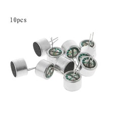 10 Pcs/Lot With 2 Pin Cables Capsule Electret Condenser Microphone 9767 Mic
