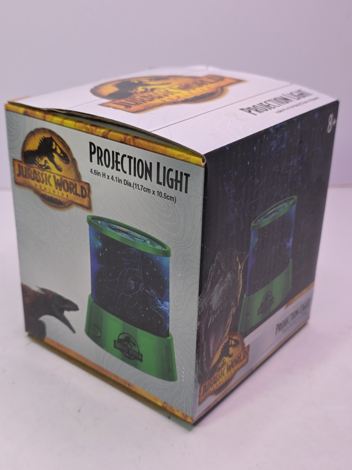 Jurassic Park Dominion Projection Light Lamp 4.6"x4.1" Green Idea Nuova New