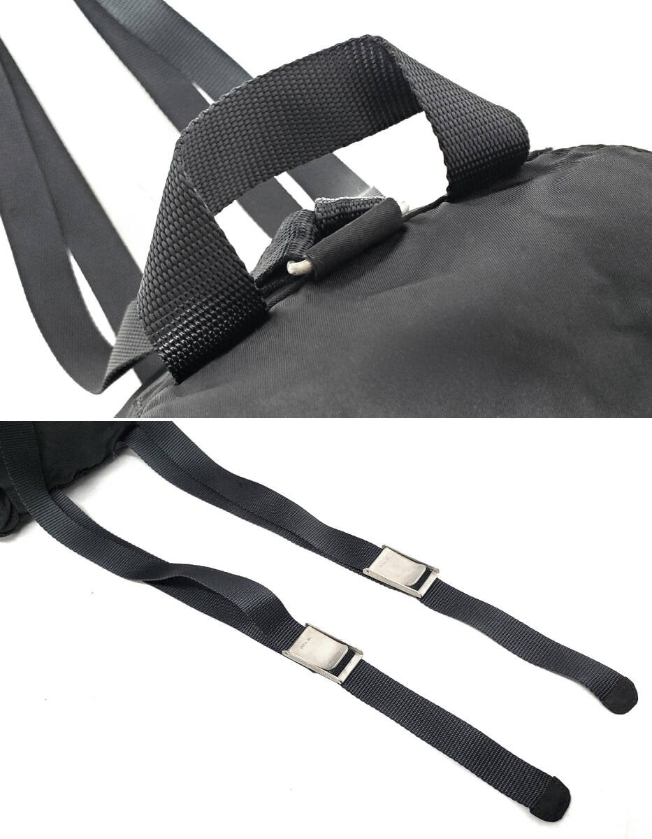 PRADA Mini Backpack Backpack Nylon Black From Jap… - image 9