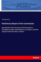 Preliminary Report Of The Commission Anonymous