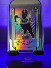 Rashod Bateman 2021 Leaf Metal Draft #BA-RB2 Silver Wave 1/99 (AU, RC)