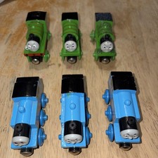 Thomas And Friends Wooden Railway Toy Train Engine Lot of 6. 3 Thomas  3Percy