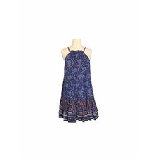 Free People Lyla swingy sleeveless A-line Mini Dress Cotton