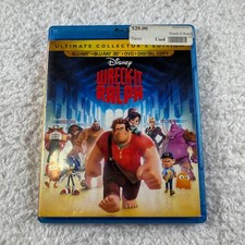 Disney Wreck It Ralph Ultimate Collectors Edition Blu-Ray/DVD Disc Movie Tested